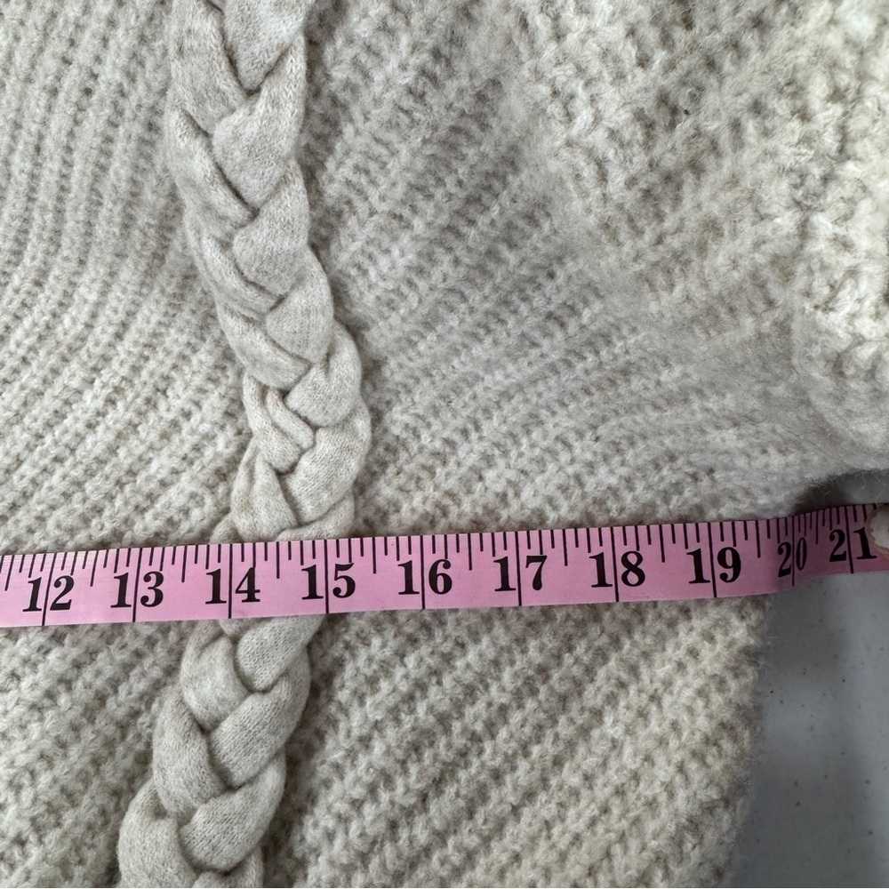 Saylor Cream Cable Knit Angelina Sweater Dress - Picture 12 of 15